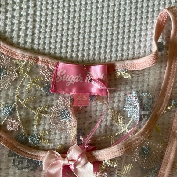 NWT - Dolls Kill - ‘Peony Forbidden Garden Embroidered Dress’ - XS - Picture 3 of 9